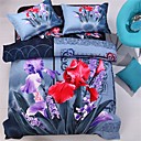 mengdie campouleur vive motif imprime literie de quatre pieces