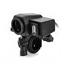 Jtron moto etanche Adaptateur Alimentation Cigrette Lighter Socket USB Terminal MC