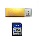 Classe 8gb 4 sd carte memoire SDHC et USB lecteur de carte