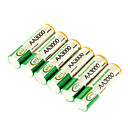 bie 3000mah Ni-MH AA 6pcs batterie rechargeable