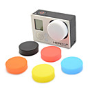 Nouvelles campouleurs Housse de protection en silicone pour objectif GoPro Hero 3