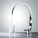 laiton chrome contemporaine un trou poignee unique lavabo robinet