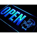 j766 ouvert boulangerie signe affichage de gateau neon de lumiere