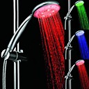 romantique 15-conduit douche conduit lueur de leau de tete de la le pour salle de bain 3 couleurs couleur aleatoire