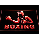 i1006 jeu de boxe signe barre lutte club biere neon de lumiere