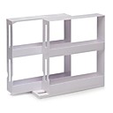 n plus organisateur de l armoire espace de coulissement economiseur d epices 2 grilles plastique 8  x8  x4  