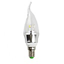 impostes 3w 6  5730smd 240lm 2800-3200K LED blanc chaud ampoules bougies tirent paudate  ac100-260v 