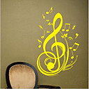 jiubai  note de musique sticker mural de mur de decoration d interieur autocollant