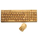 2.4G sans fil bambou sourisKit clavier