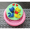 coeur de chat cuisson fondant gateau choclate bonbons  l8.2cm  w8.3cm  h2.8cm