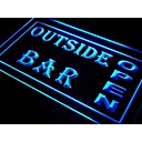 i647 bar exterieur pub club de biere ouverte signe de neon