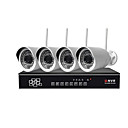 SINOCAM 4CH 2.0MP1920  1080 Camera IP sans fil Kits NVR avec 4channel 1080P enregistrement en temps reel