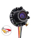 205ir 170 ° dangle de large CMOS mini camera CCTV pal