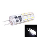 g4 2W 100lm 7000k 24x3014 blanc conduit ampoule  dc 12v 