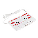 audio de voiture inverse lecteur adaptateur de cassette automatique blanc