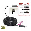 720p hd usb endoscope endoscope serpent mini-lentille de 10mm 4 LED IP67 etanche inspection camera endoscope 2m