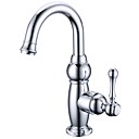 laiton finition chrome antique un trou poignee unique salle de bains rotatif robinet devier