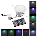 3w 240lm RGB LED ampoule spot avec telecommande  AC85-265V 