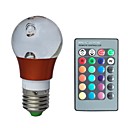 jiawen e27 3w rgb 16 campouleurs cristal conduit ampoule avec telecommande  ac 100-220v 