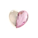 zp 8gb modele de coeur de diamant rose style metal lecteur flash USB