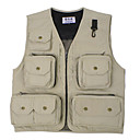 Outdoor Male Sunmer Muti-porket Gridding Waistcoat Vest forPhotographer [XXL]