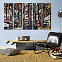 etire sur toile confusion ville ensemble de 5