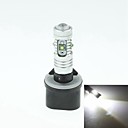 880 884 885 890 892 893 pg13 H27W  1 Cree XP-e conduit 25w 1600-1800lm 6500-7500k ac  DC12V-24 brouillard blanc - argent noir