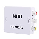 HDMI AV Video convertisseur adaptateur avec cable de recharge USB 08 m