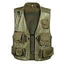 Ziyou Sunmer Muti-porket Gridding Waistcoat Vest for Outdoor Photographer Director [XXXL]