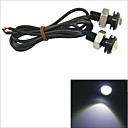 Carking12V 1.5W 18MM Auto Car LED Eagle Eye DayTime Running Light Reverse L-White Light