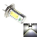 H7 16W 2-Cree XP-E  4-COB LED 1500LM 6000K White Light LED for Car Headl DC 10-30V