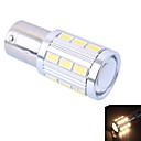 1156BA15 4W 220LM 21x5730 SMD Warm White LED for Car Steering Light  Backup  Brake Light DC12-24V1Pcs