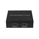 Splitter HDMI 1 entree 2 sortie boite de commutation de llificateur moyeu 1x2 hdtv 1080p 3d