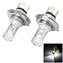 Marsing puissance 30w haute h4 cree 3535 2300LM 3500K blanc chaud voiture a mene la lumiere de brouillard  de la tete 12v x2