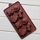 8 trous de mampoules chocolat gateau en forme d escargot chenille glace gelee silicone 192 e