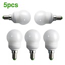 5-pack h  lux  cfl g45-8w e14 400lm 2700k cri blanc chaudgt80 globe AC220-240V