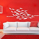 autocollants muraux stickers muraux reve moderne de poissons pvc stickers muraux