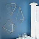 paroi metallique art mural decor la geometrie 3D decoration murale ensemble de 3