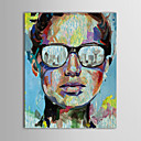 Peinture l huile peinte la main Personnes homme dans Couteau verre Peinture sur canevas tendu