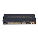 V1.4 3 Port HDMI to HDMI with Audio Extractor EDID Setting ARC 3x1 Switcher Splitter 4K 3D Support SPDIF LR Audio