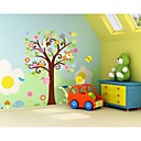 ZOOYOObrand beautiful colorful tree and flowers 3D wall sticker home decor wall stickers for kidsliving room