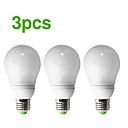 3-Pack HLUX CFL A65 E27 22W 1100lm CRI>80 2700K Warm White Bulb  AC220-240V 