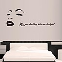 Wall Stickers Wall Decals Marilyn Monroe Family Home Decor PVC Wall Stickers