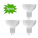 Pack de 3 h  lux  MR16 GU5.3 5W 350lm 12x5730smd crigt80 2700k chaude lumiere de tache blanche  dc  AC12V 