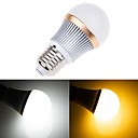 dimmable e27 5w 5630smd 450lm 2600-7000k lumiere blanche et froide chaud led ampoule spherique  220v 