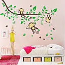 ZOOYOO removable beautiful colorful tree and two owls wall sticker home decor wall stickers for kids room