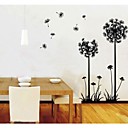 ZOOYOO  hot sale DIY Dandelions Flowers Lemon Removable Wall Decor Wall Stickers Vinyl Stickers wall sticker