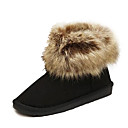 Suede Womens Flat He...