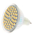 MR16  GU5.3  3w 270lm 60x3528smd 2800-3200K lumiere blanche chaude ampoule LED spot  110-130V 