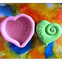 amour en forme de coeur gateau fondant mampoule resine de bonbons au chocolat de silicone l7.5cm  w7cm  h3.8cm